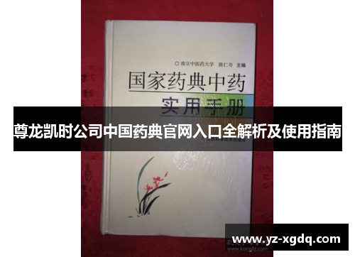 尊龙凯时公司中国药典官网入口全解析及使用指南 尊龙凯时公司中国药典官网入口全解析及使用指南